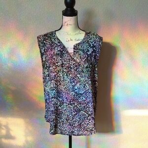 Apt. 9 Colorful Sleeveless Blouse